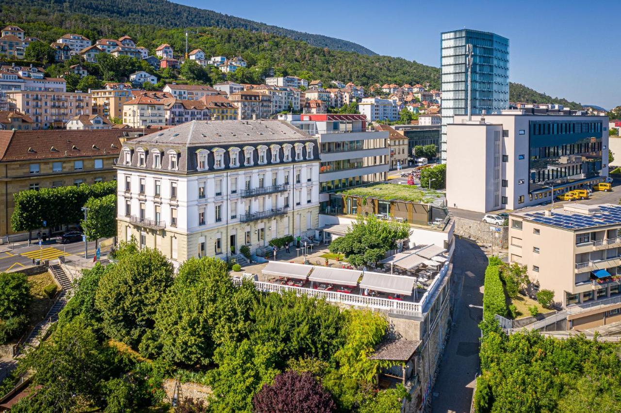 Hôtel Alpes&Lac Neuchâtel Exterior foto