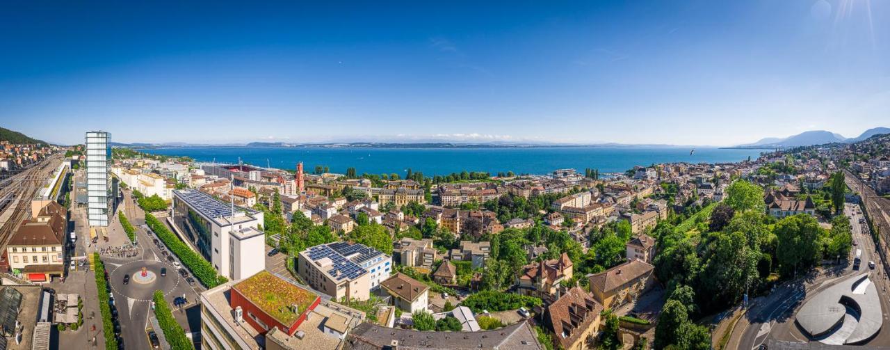 Hôtel Alpes&Lac Neuchâtel Exterior foto