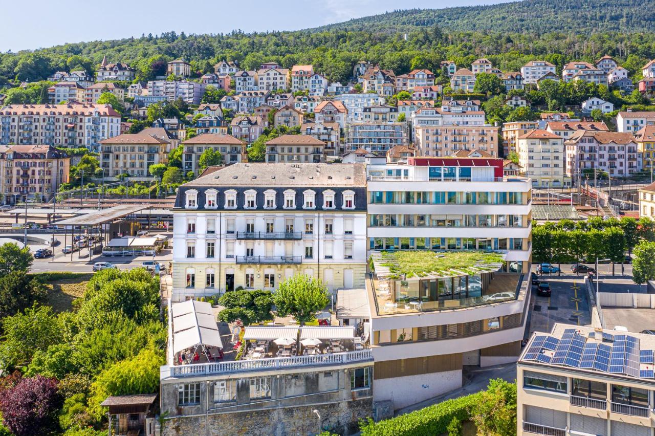 Hôtel Alpes&Lac Neuchâtel Exterior foto