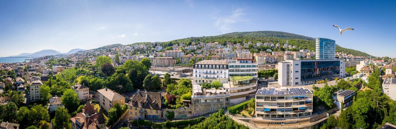 Hôtel Alpes&Lac Neuchâtel Exterior foto