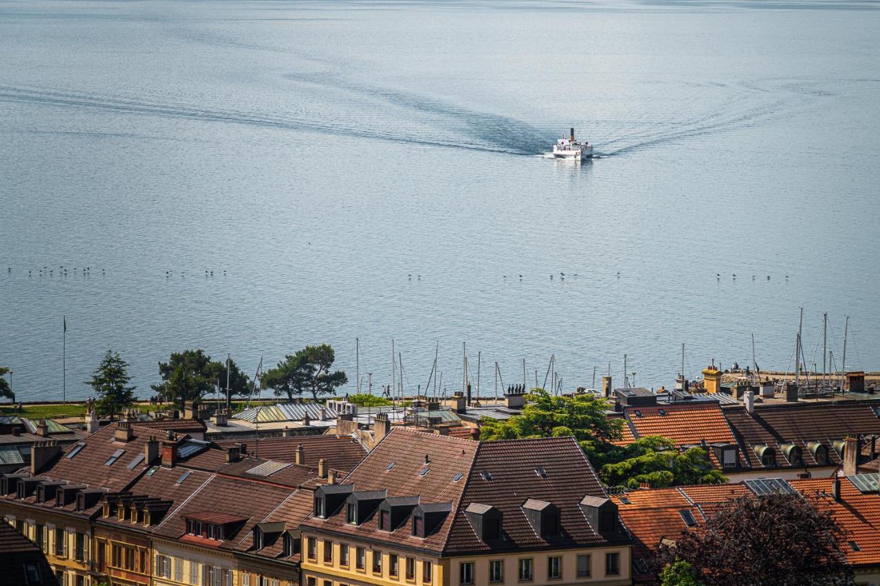 Hôtel Alpes&Lac Neuchâtel Exterior foto